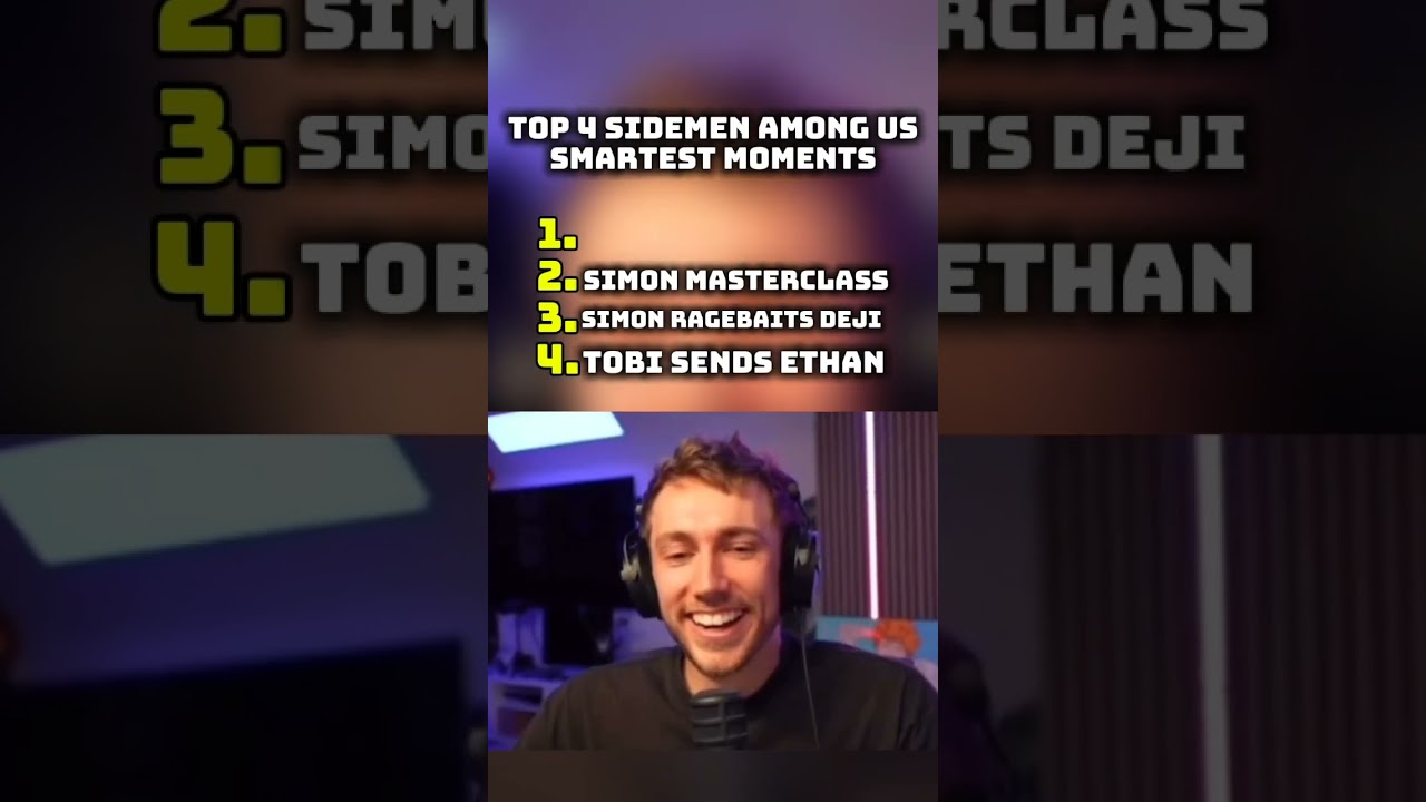 Sidemen among us smartest moments | #sidemen #sidemenamongus #ksi #miniminter #w2s #fyp