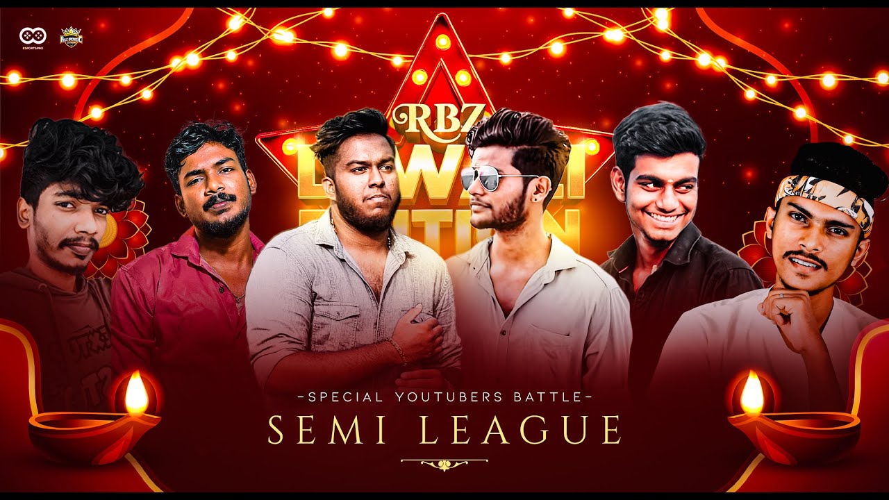 [ 🔴LIVE ] RBz Diwali Edition - 2025 | Semi League: HS , MBz , NKG , SRM , HTG | Tamil FF Tournament