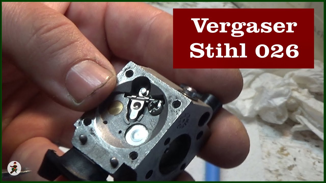 Vergaser Stihl 026 ausbauen und erneuern