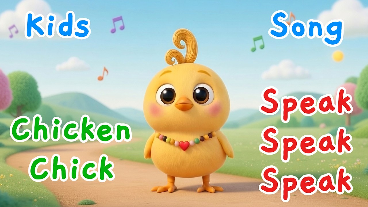 Chicken Chick – Speak, Speak, Speak 🐥 | Kids Song | Pet and Hop Official Video