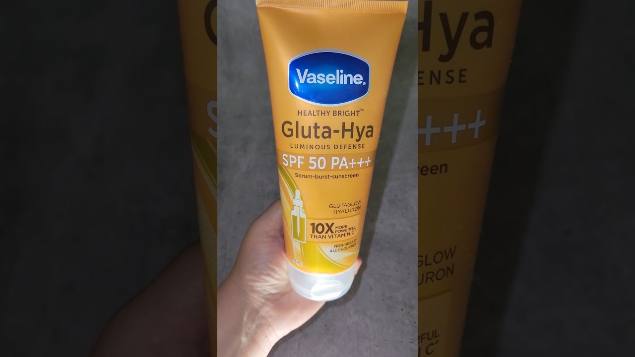 I Tried Vaseline Gluta Hya SPF 50 PA+++ Sunscreen So You Don&rsquo;t Have To&hellip;Here&rsquo;s the Truth! 😱#vaseline