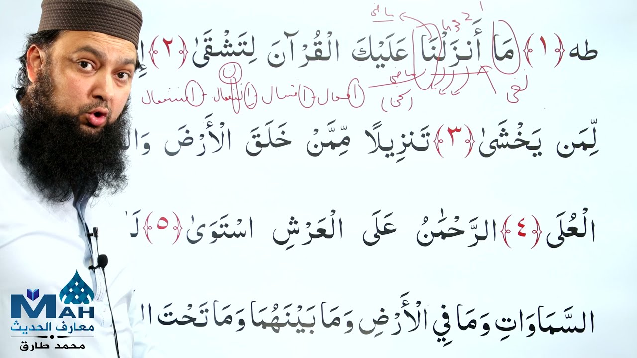 020 Surah Taha 01 - 23 Grammar and Urdu Translation and Tafseer Ibn Kaseer