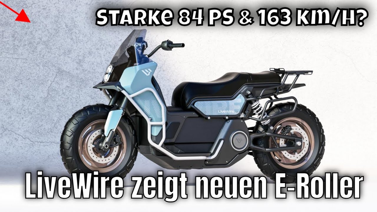 LiveWire (Kymco & Harley) E-Roller: mit 84 PS & 163 km/h? | die Fakten