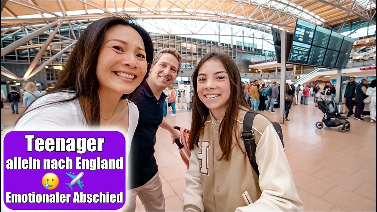 Abschied von Clara ✈️💔 Teenager fliegt nach England! Ohne Eltern auf Sprachreise! Mamiseelen
