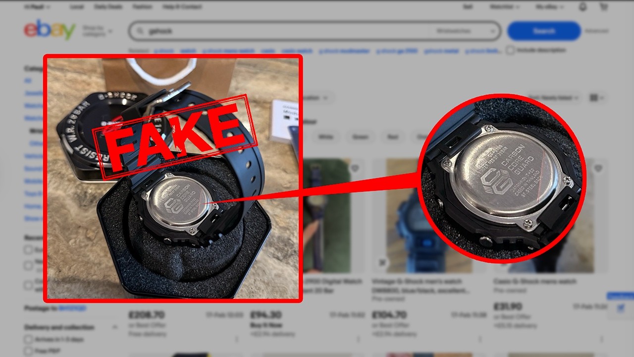 How to Spot Fake G-Shock Watches Online (eBay & Facebook Buyer Guide)
