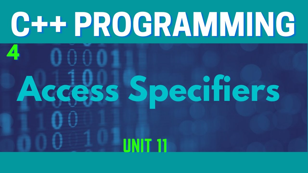 How to use Private and Public Access Specifiers in C++(Urdu/Hindi)