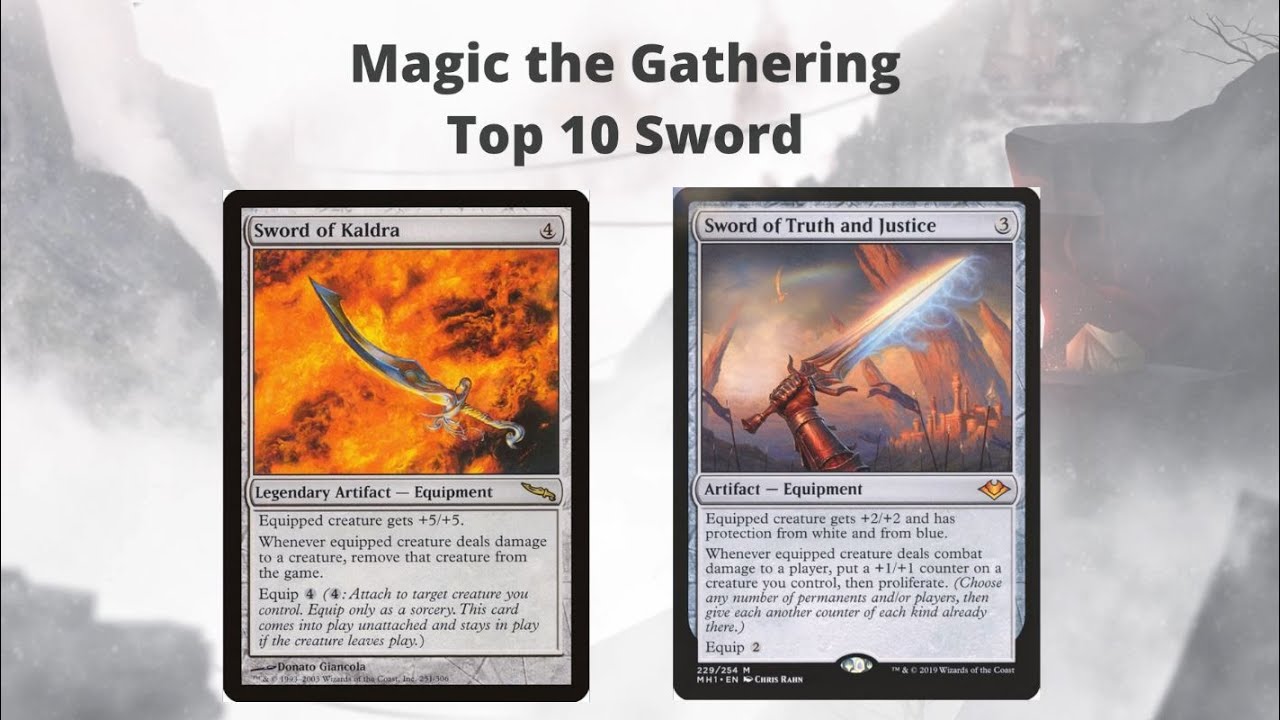 Magic the Gathering - Top 10 Sword