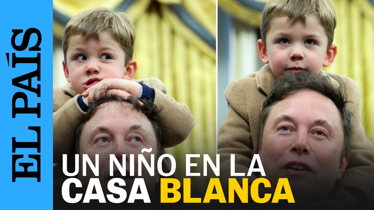 Los gestos del hijo de Elon Musk en su anuncio con Trump en la Casa Blanca | EL PA&Iacute;S