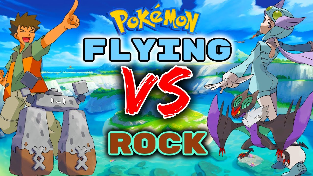 We Only Catch ROCK or FLYING Type Pokemon... Then We FIGHT!