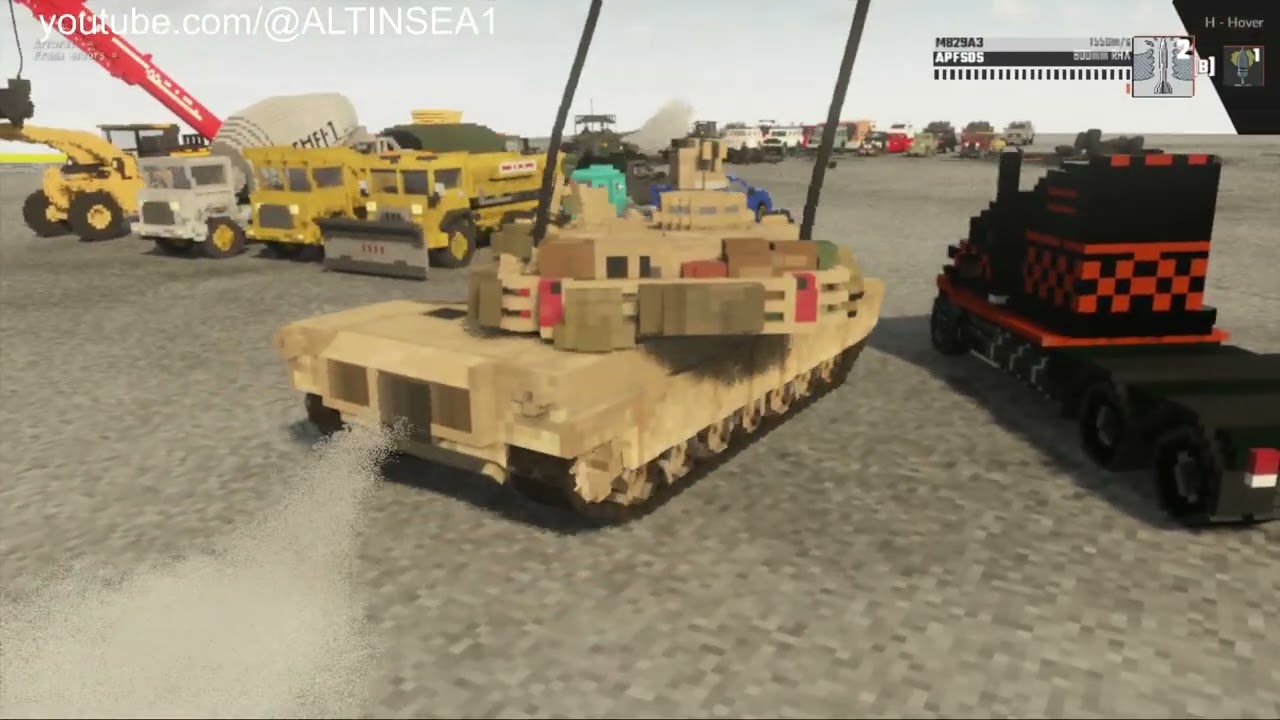 TANK BATTLE TESTING ON MR.BEAST MAP FULL VIDEO
