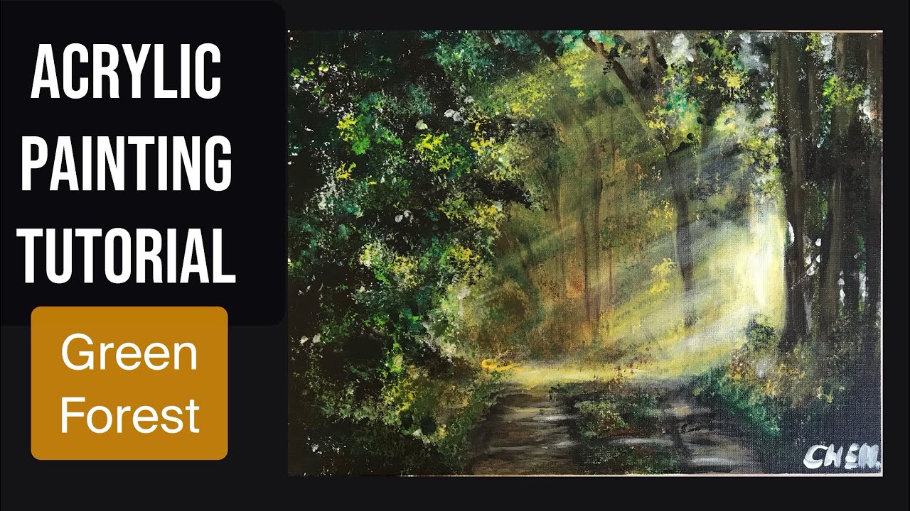 Green Forest Painting Tutorial