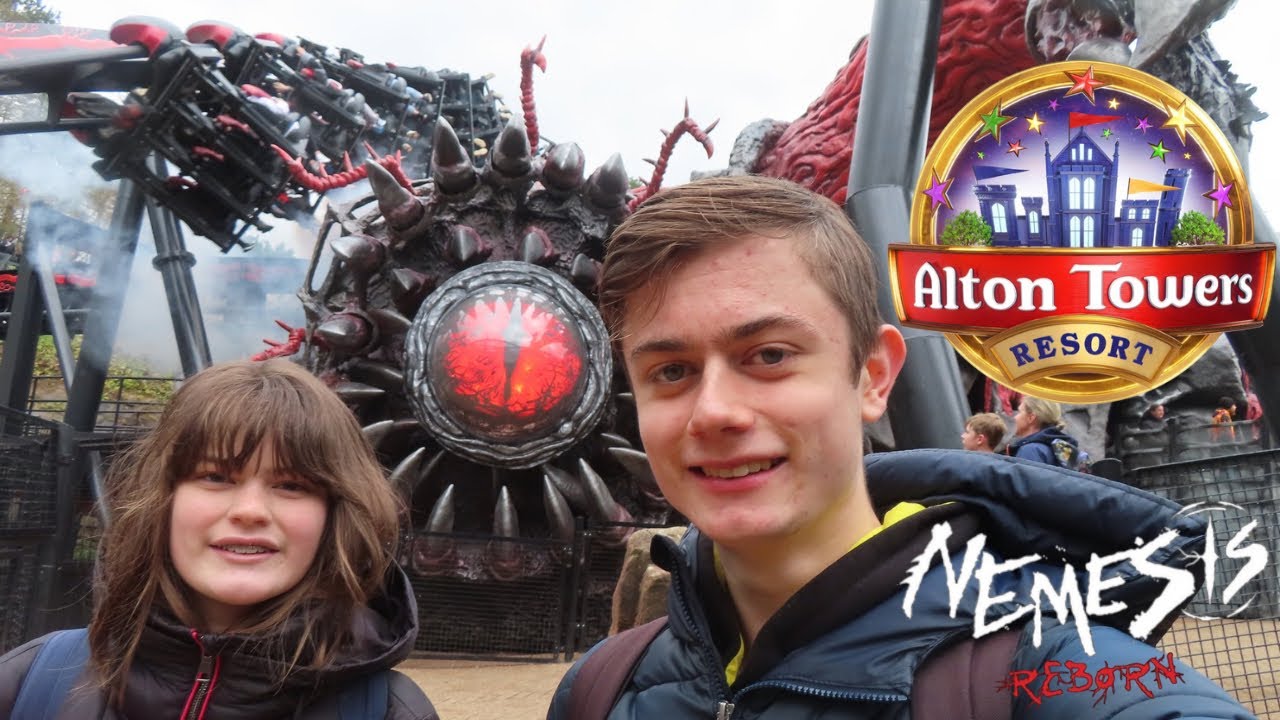 Riding NEMESIS REBORN At Alton Towers