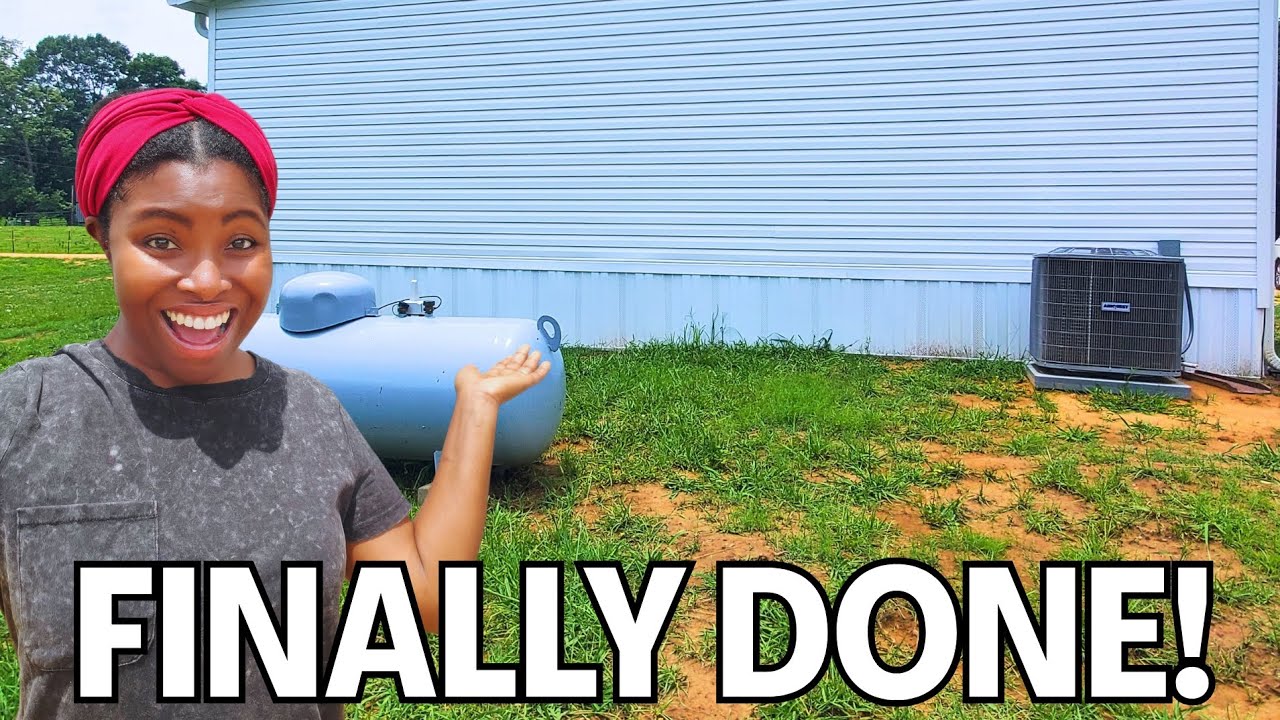 Mobile Home Update | We are FINALLY Ready to Move in | We have Gas and Air | Simple Country Living