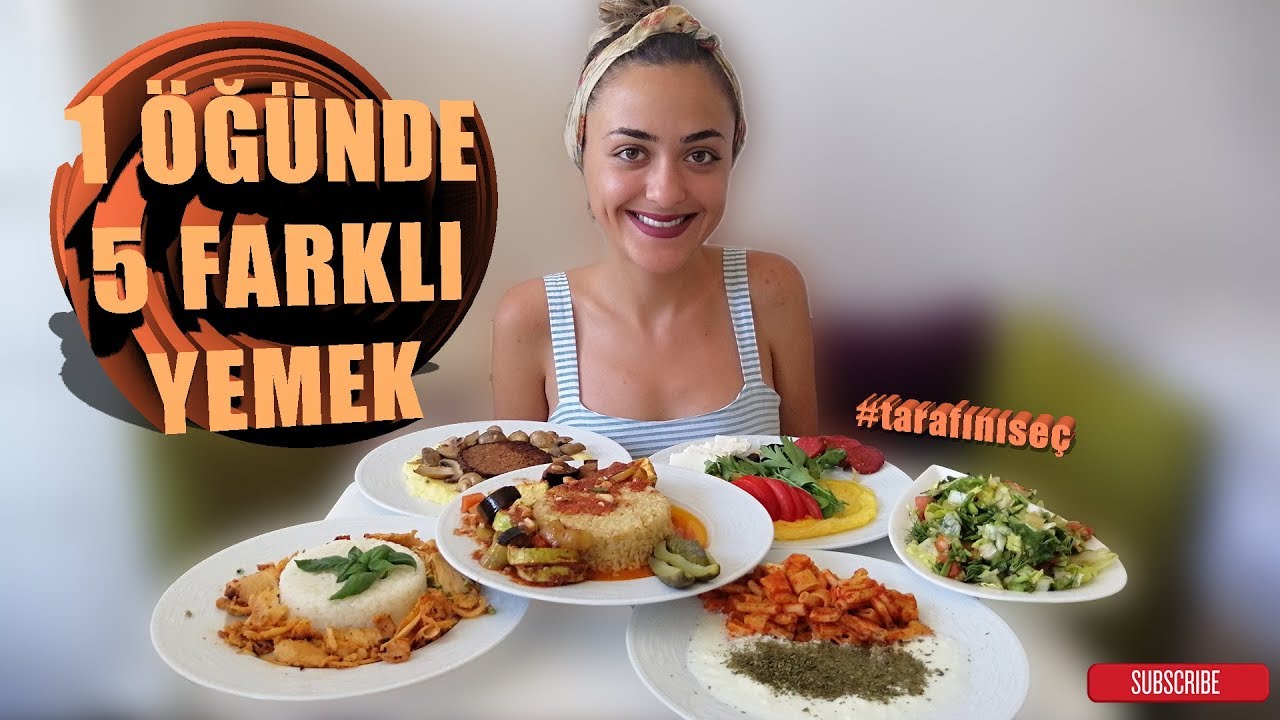 BİR ÖĞÜNDE 5 FARKLI ÖĞÜN!