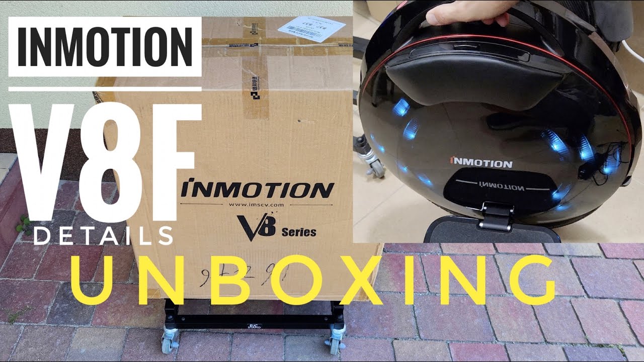 Inmotion V8F unboxing and close-up details 08-2023