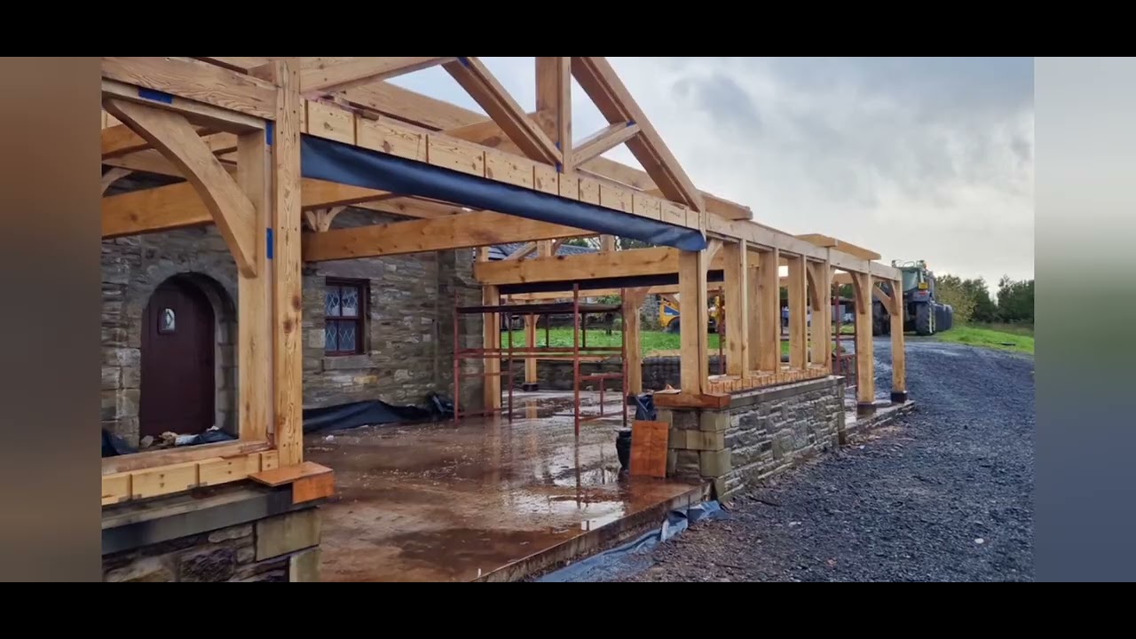 large oak framed extension