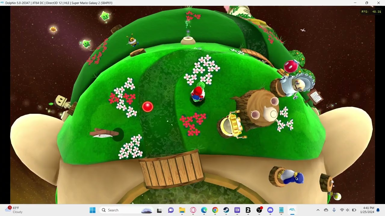 Super Mario Galaxy 2 Yoshi slide glitch