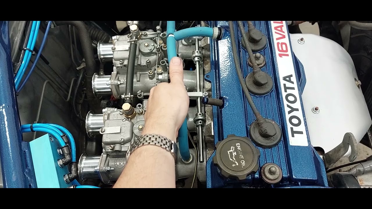 First start Toyota 4A-F engine on Solex ADDHE carbs