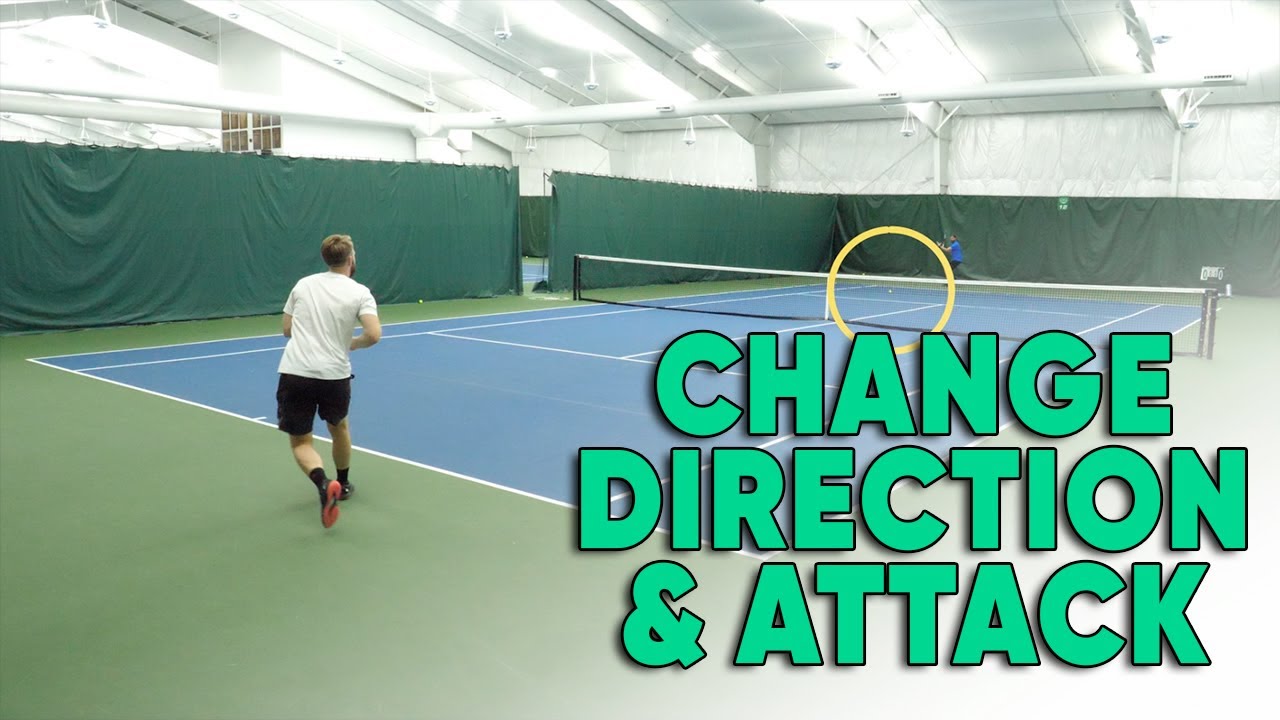 When To Change Direction Of The Ball And Attack - Tennis Strategy and Tactics