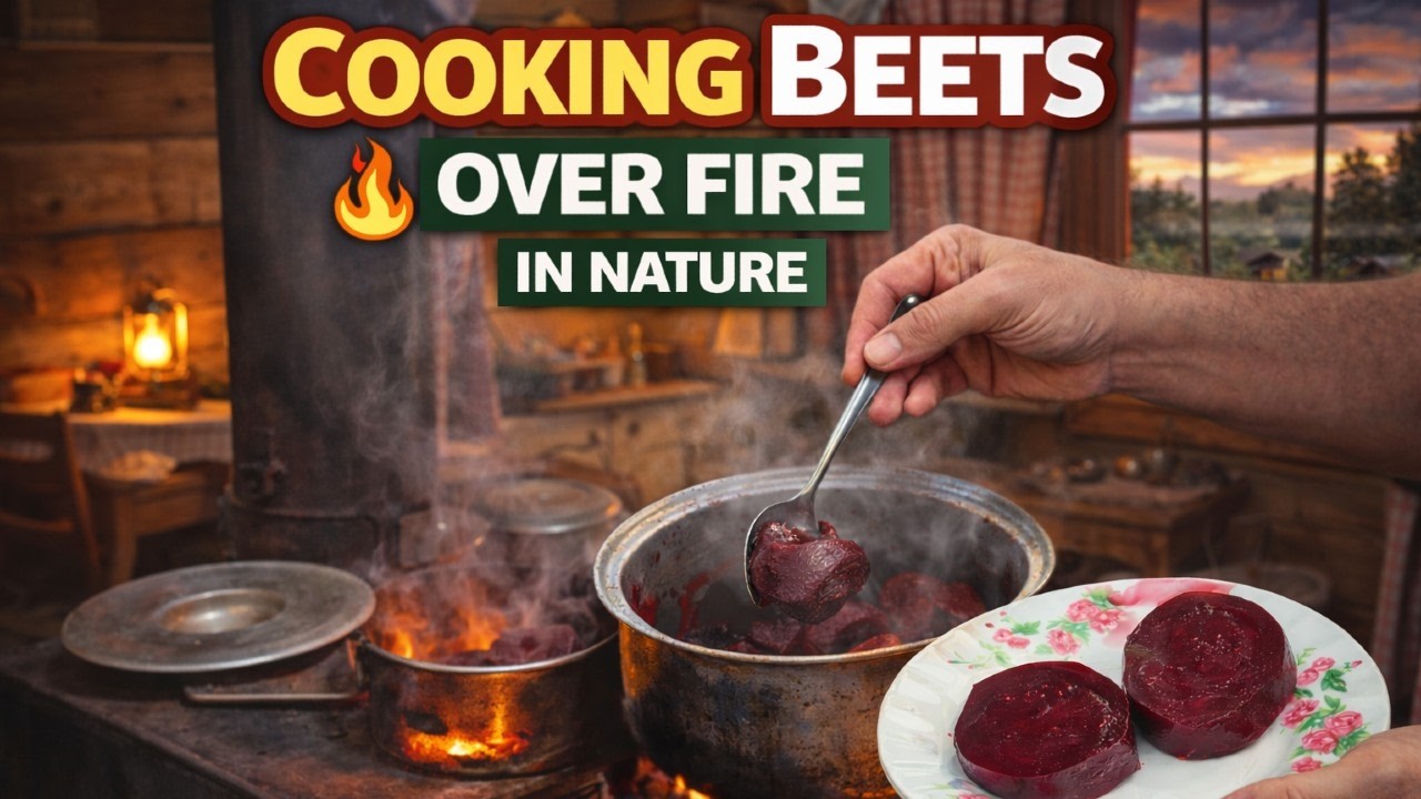Harvesting and Cook Beets with My Daughter