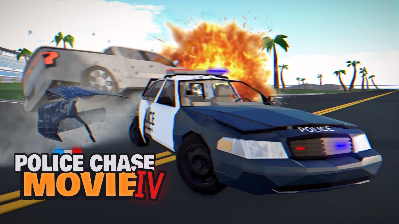 Roblox - Car Crushers 2 | Police Chase Movie [PART 4 TRAILER]