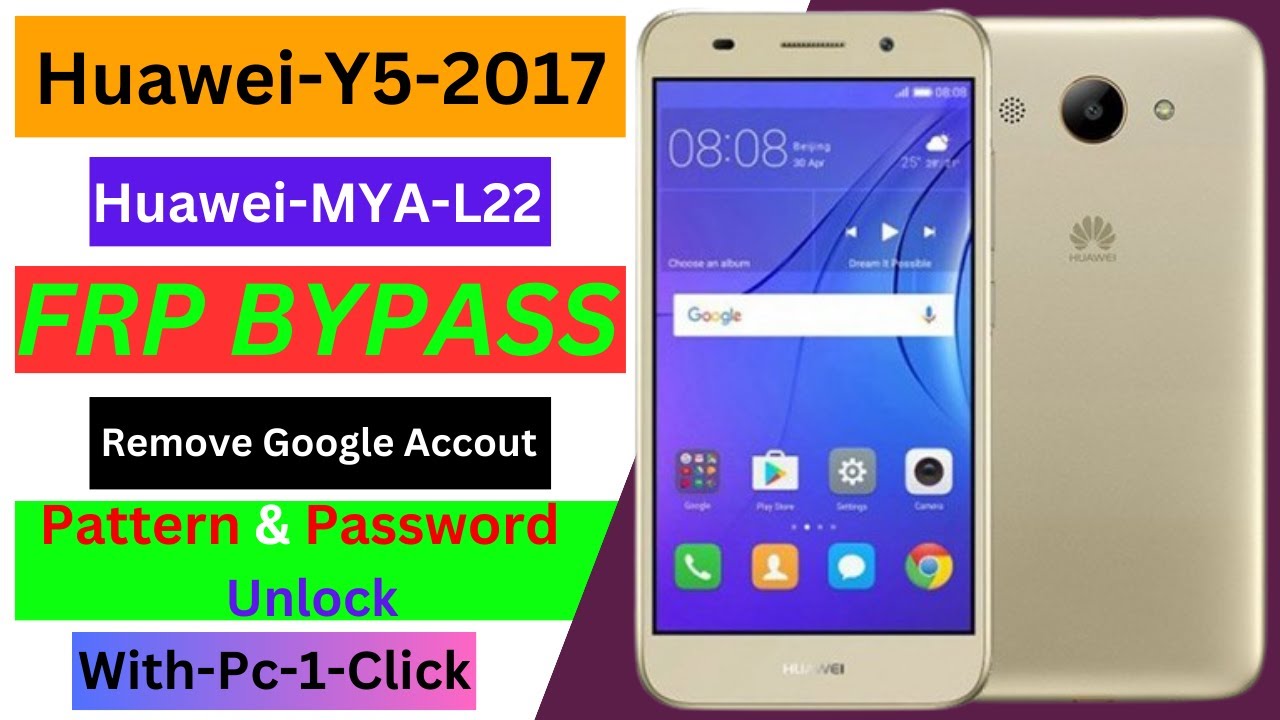 Huawei Y5 2017 FRP Bypass | Huawei MYA-L22| Password Unlock | With Pc Easy Trick | New Tool 2024.