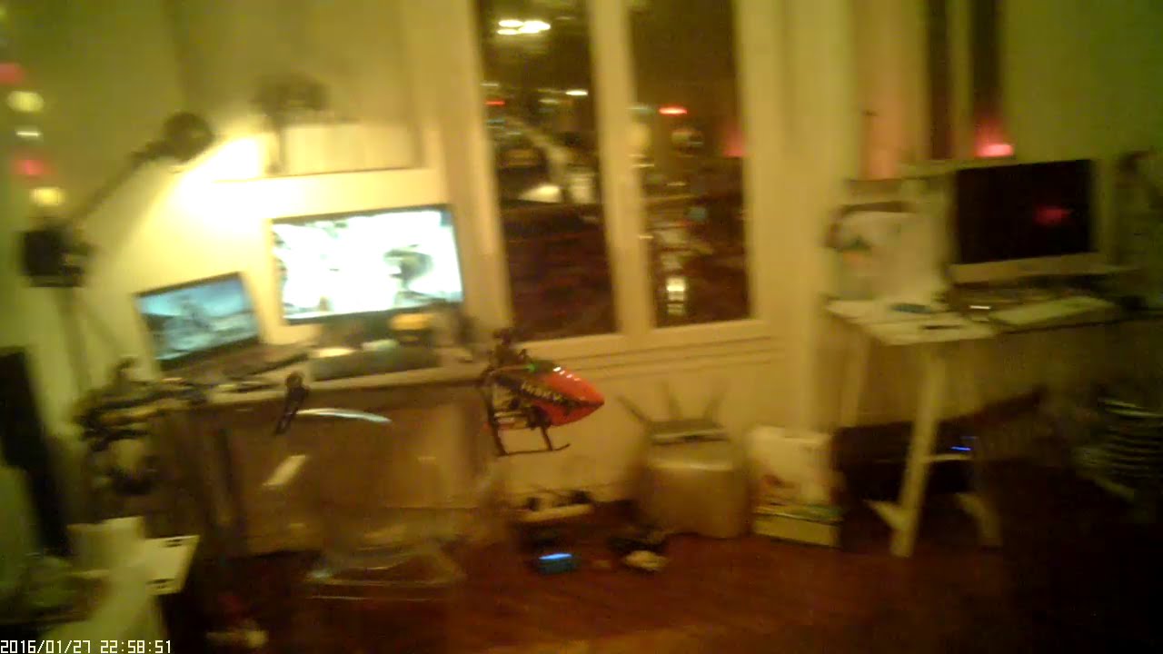 HCP60 - Tiniest CP Helicopter - Living room flying - Piro comp tests