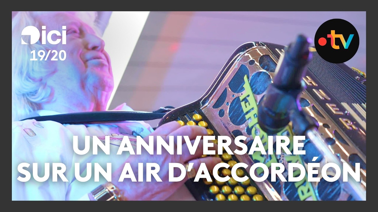 Pour son anniversaire, Michel Pruvot fait danser ses fans sur un air d'accordéon