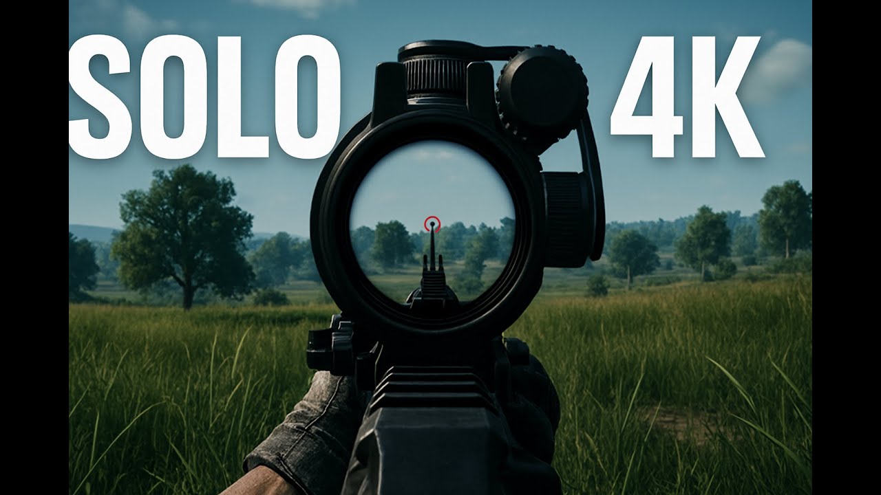 PUBG Erangel Solo | Ultra Realistic 4K (No Commentary Camping)