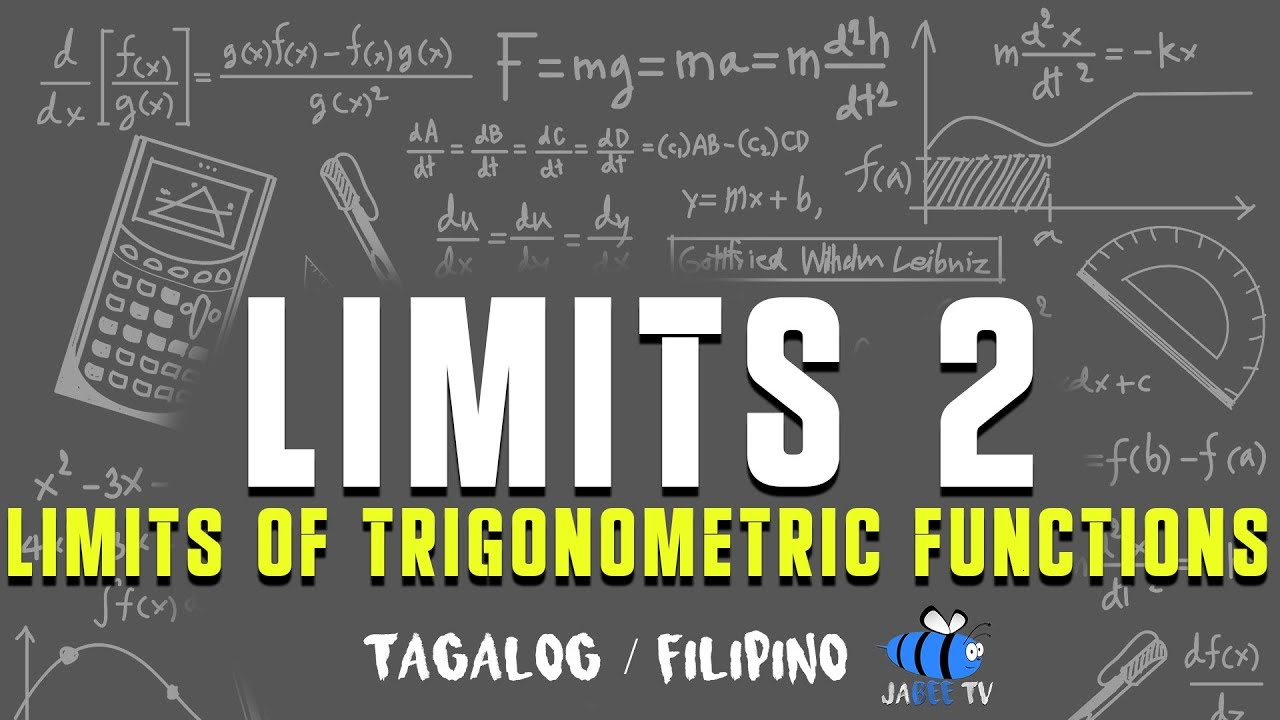 LIMITS  of Trigonometric Functions | Differential Calculus | Tagalog/Filipino