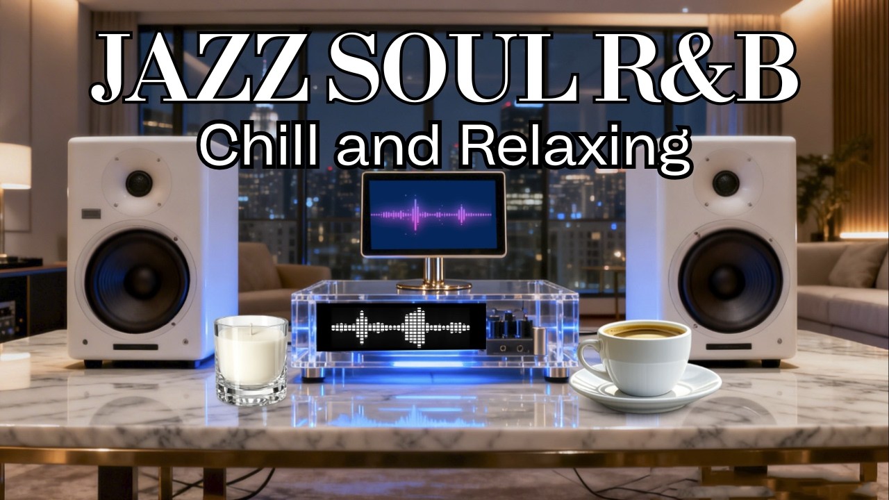 Night Lounge Jazz & Soul R&B | Cozy Cafe Ambience for Relaxing Mood