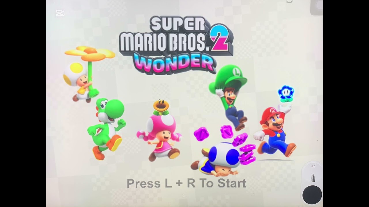 Super Mario Bros. Wonder: Title Screen Music (Remake)