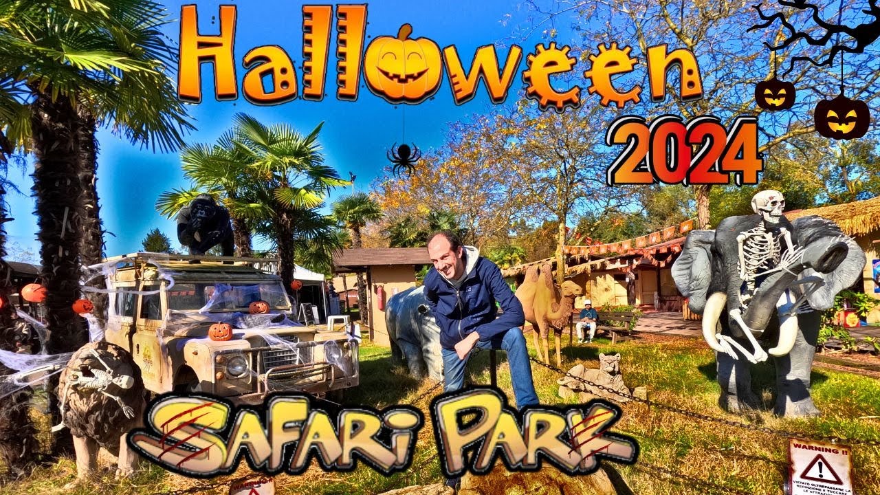 TUTTO il SAFARI PARK DI POMBIA per HALLOWEEN 2024 tra ANIMALI, SCHELETRI E ZUCCHE