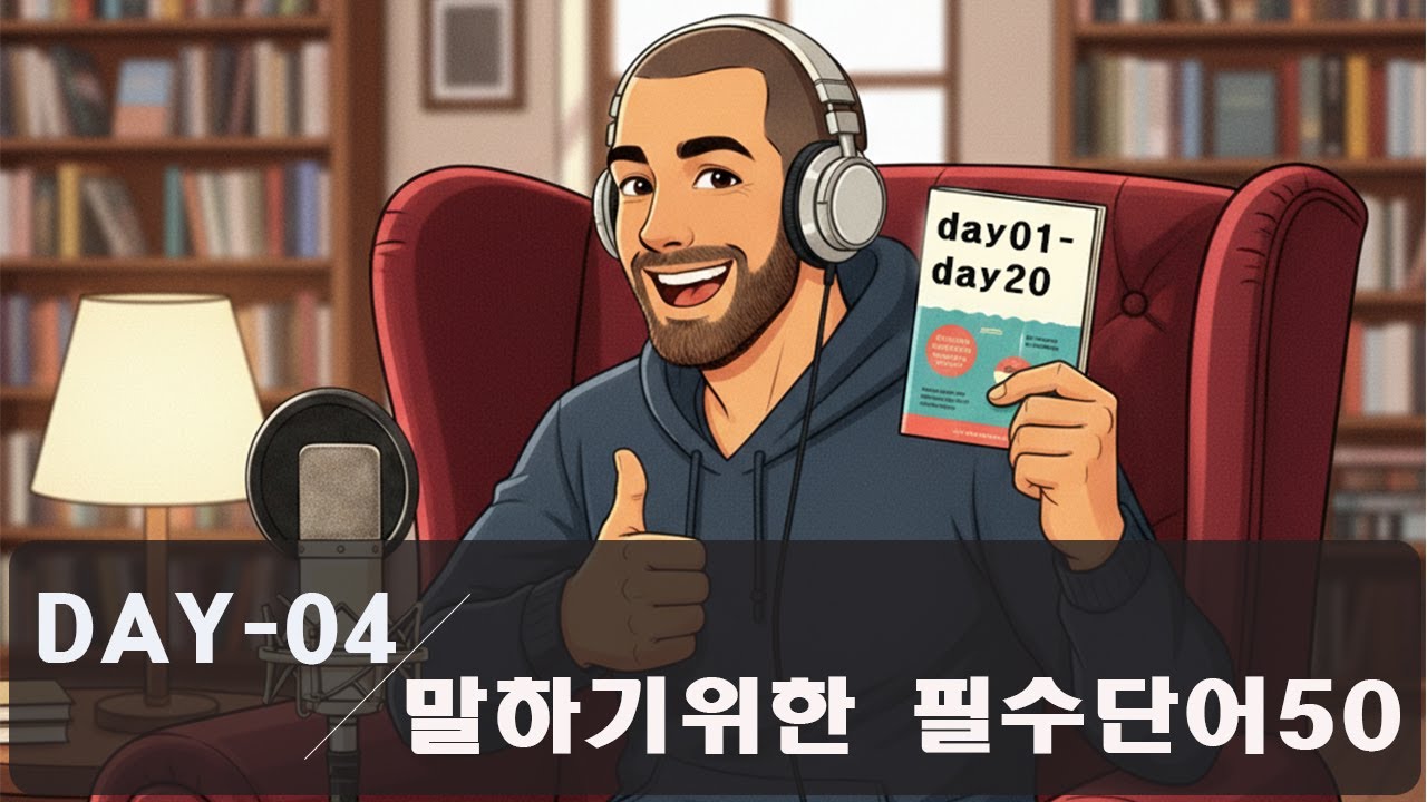 필수 단어 암기 DAY 4 | 영어 말하기의 시작, 50개 단어