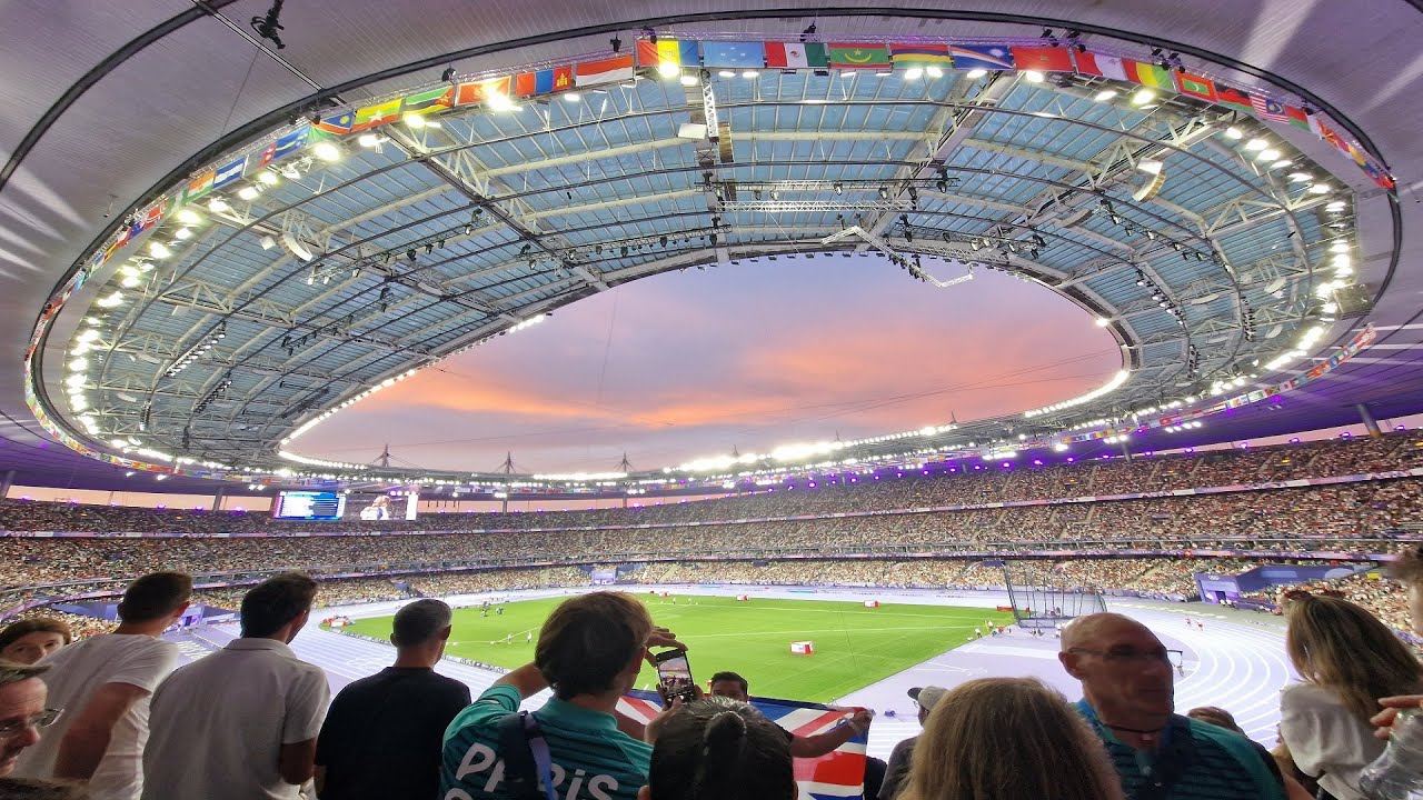 At the Men's 100m Olympics Final in the Stade de France - [Paris 2024]