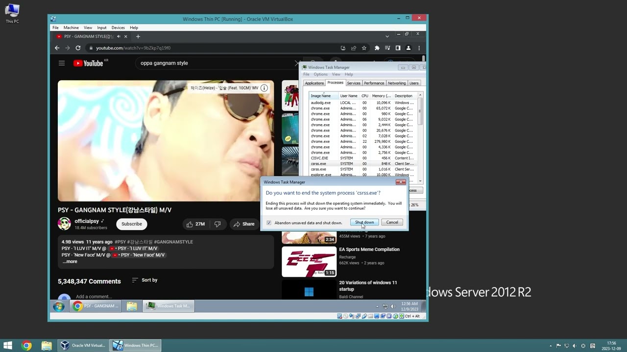 Windows 7 BSOD Compilation VM Part 2