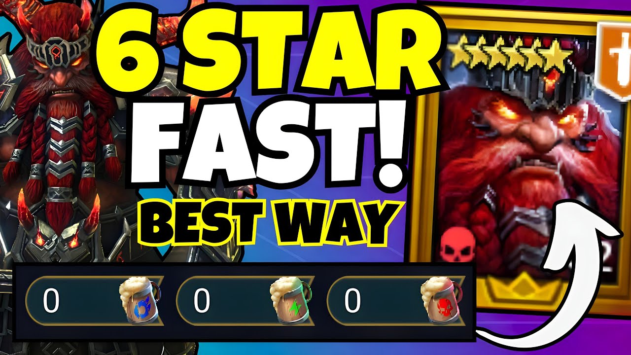 Как быстро получить 6 звёзд — День 2 F2P!!! [Рейд: Shadow Legend]