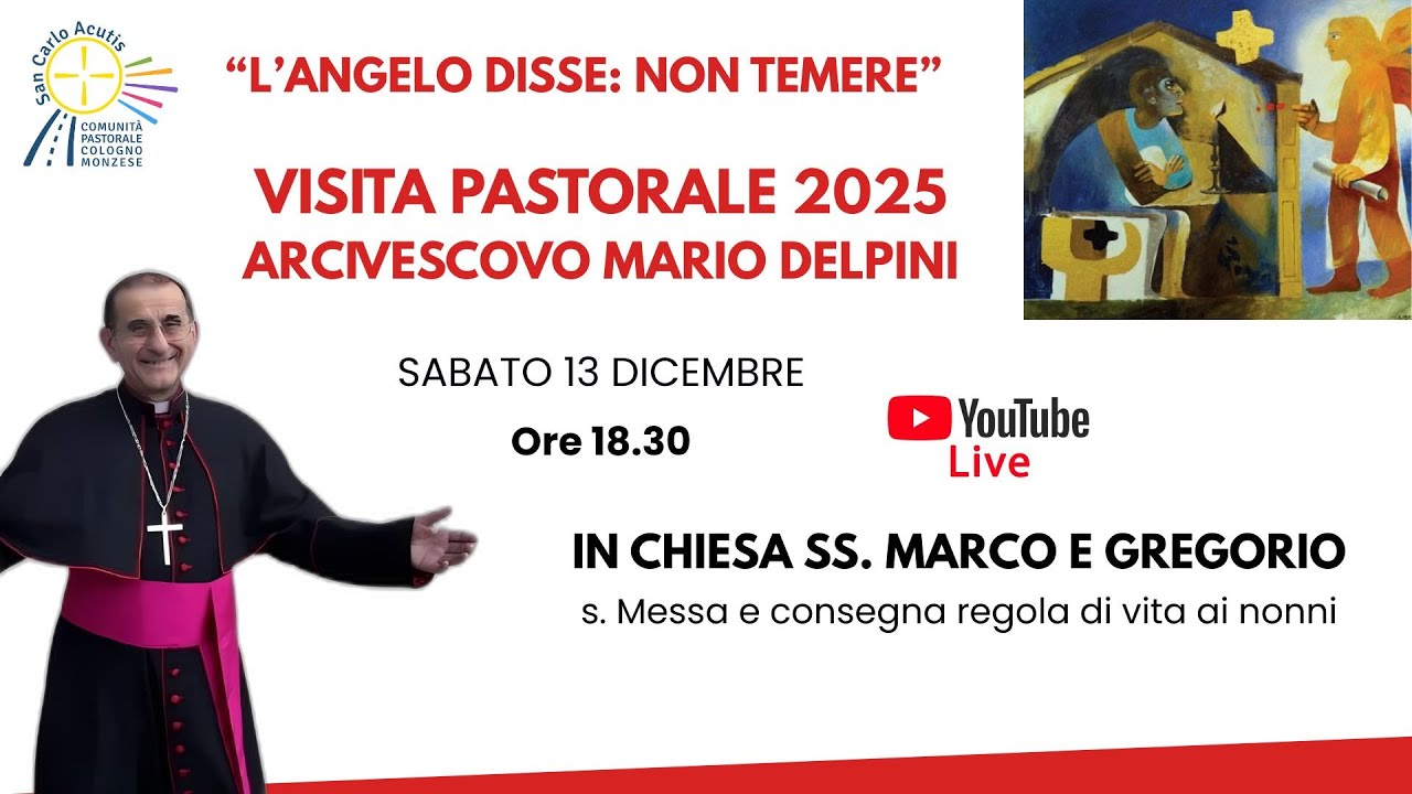 S. Messa della visita pastorale 2025 presieduta dall'Arcivescovo Mario Delpini
