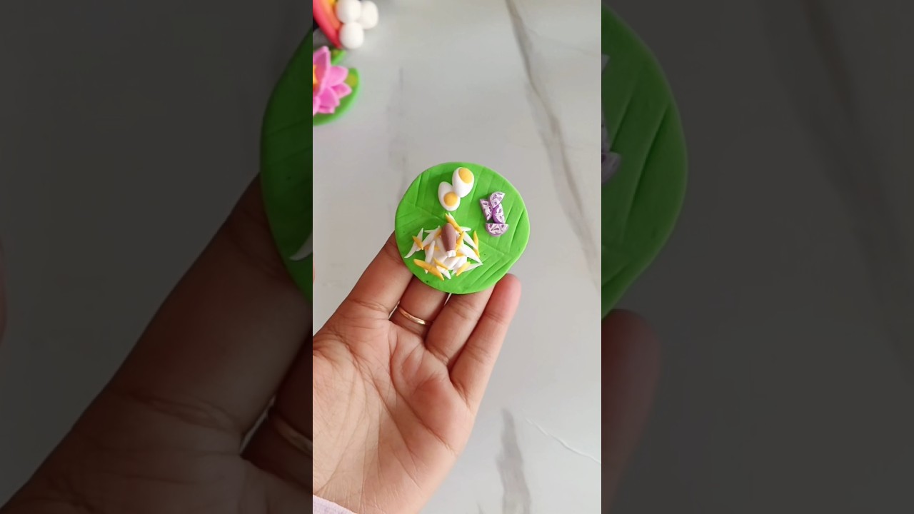 Making Very easy clay art