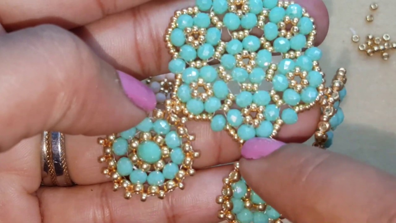 Aretes en Cristales  y Peyotes - Coleccion Glamour