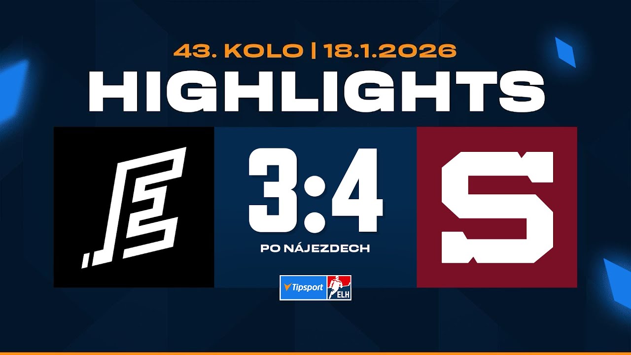 Highlights | HC Energie Karlovy Vary vs. HC Sparta Praha 3:4sn | 18.01.2026