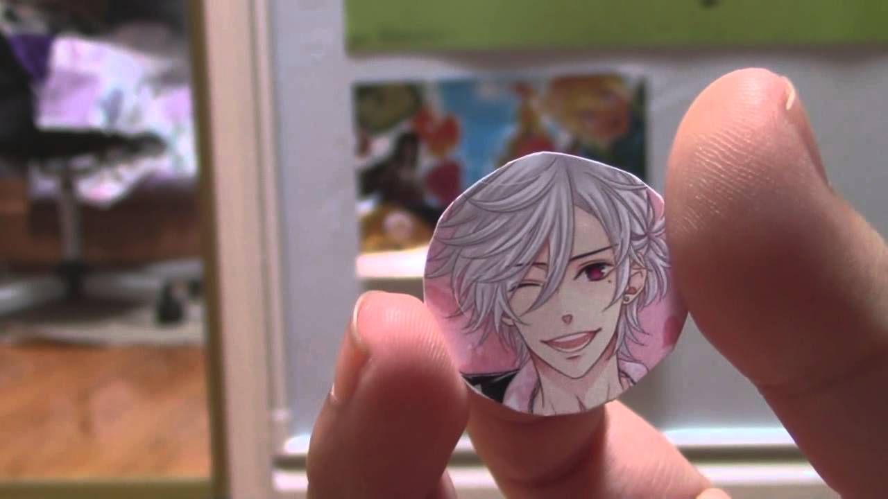 Anime Decorations DIY : Anime Bottle Cap Push Pins