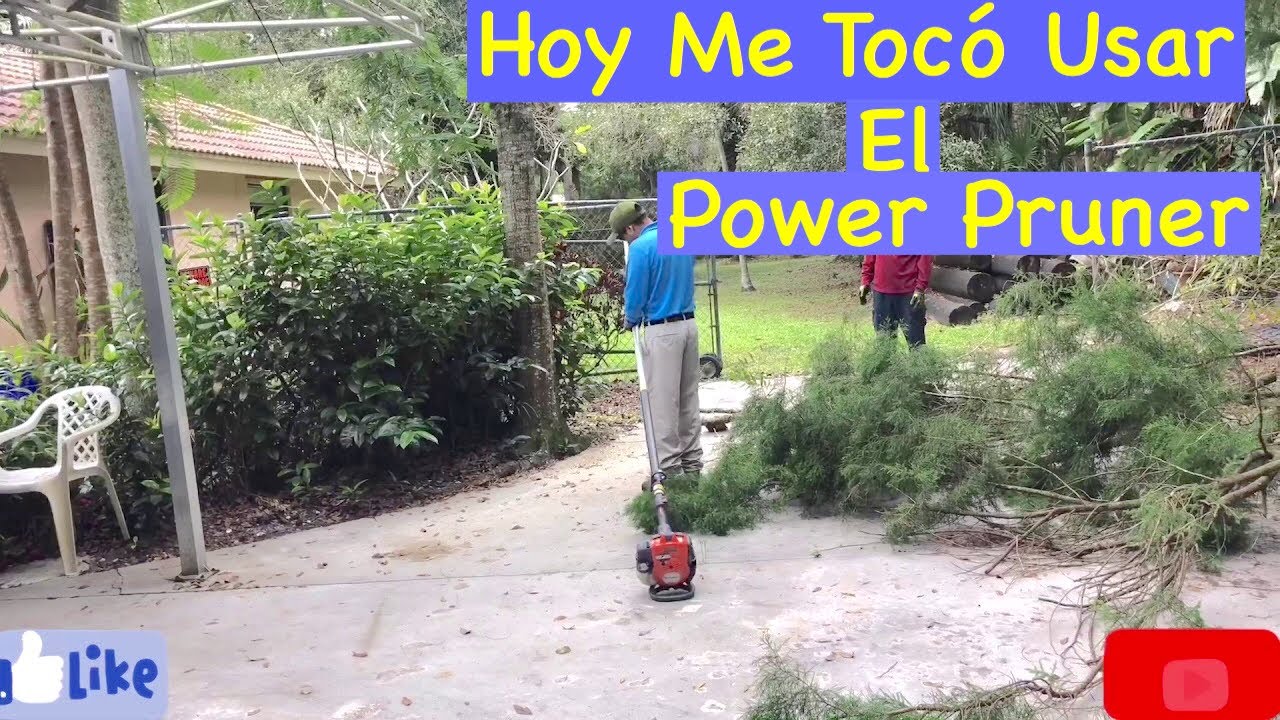 Hoy me tocó usar el power pruner