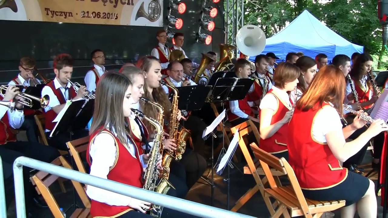 Marsz Kozietulskiego - XVI Podkarpacka Parada Orkiestr w Tyczynie