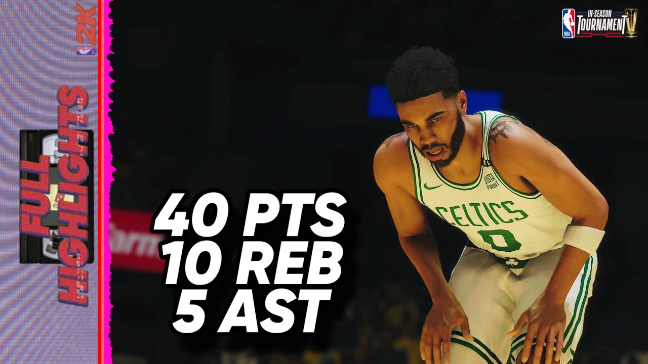 Jayson Tatum Full Highlights vs Pacers (12.04.23) IN-SEASON TOURNAMENT QTF NBA 2K24