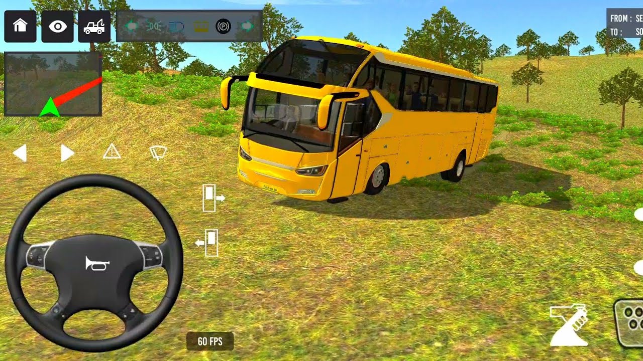 Indonesia City Bus Driving 🚌 | Euro Coach BUS SIMULATOR INDONESIA | Android 2026 Gameplay 🔥