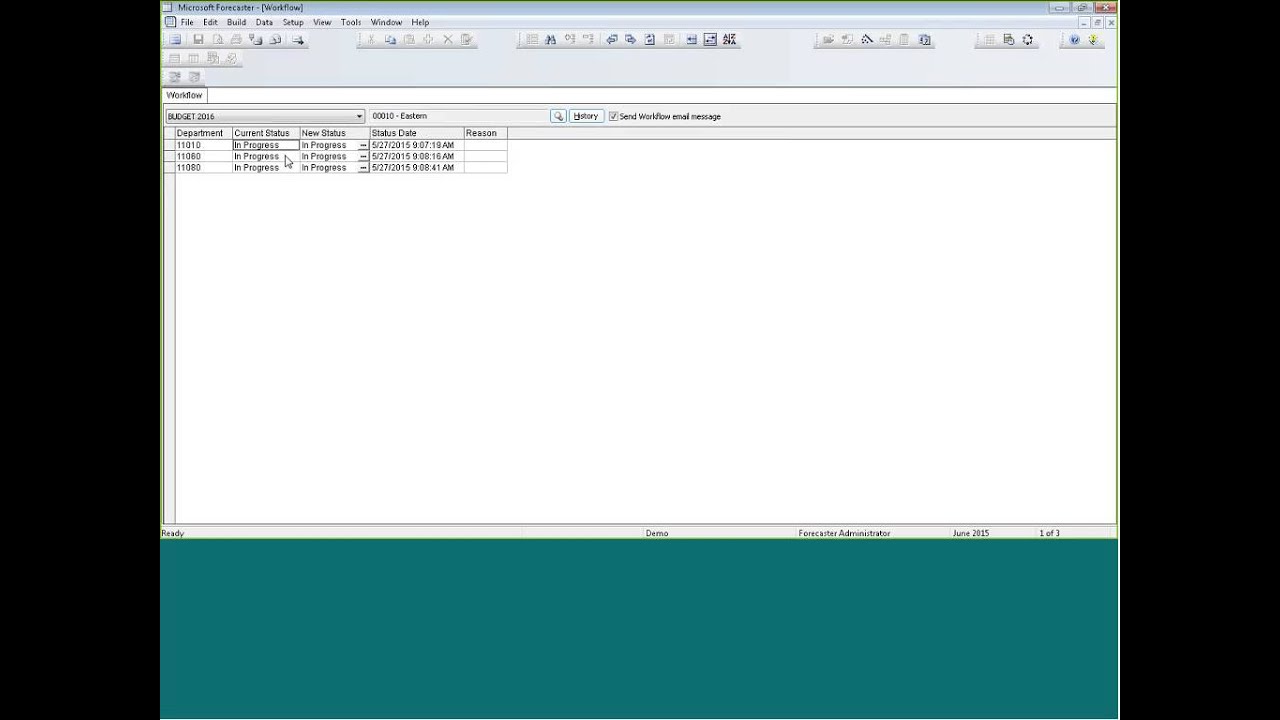 Budgeting for Microsoft Dynamics ERP Using Microsoft Forecaster (Spring 2015)