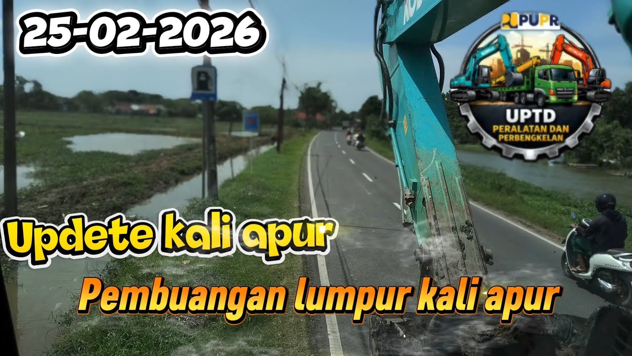 MANTAP‼️PEMBUANGAN LUMPUR KALI APUR TETAP BERLANJUT