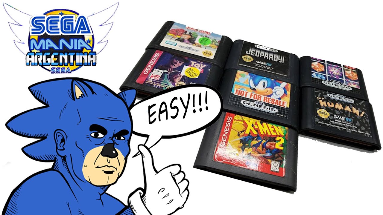 Tutorial Limpieza de Cartuchos de juegos Sega Genesis/MD