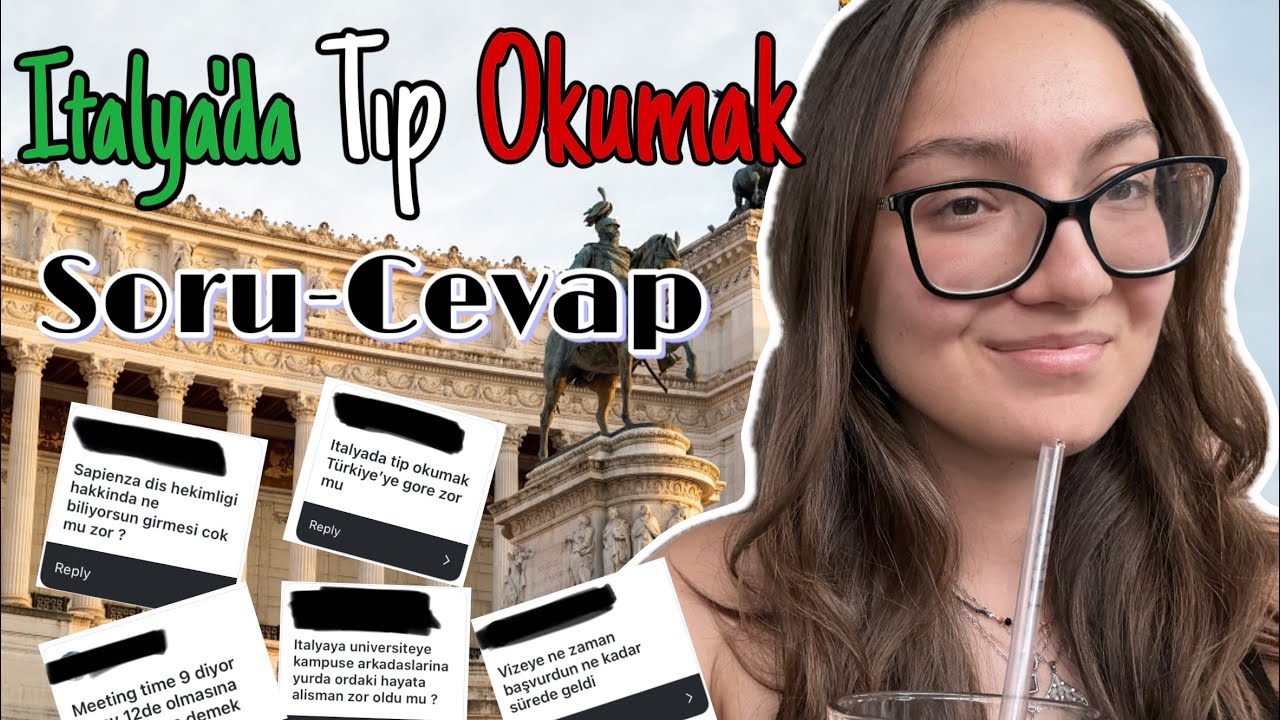 ITALYA’DA TIP OKUMAK|VIZE BURS SORU-CEVAP